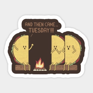 Tuesday Sticker